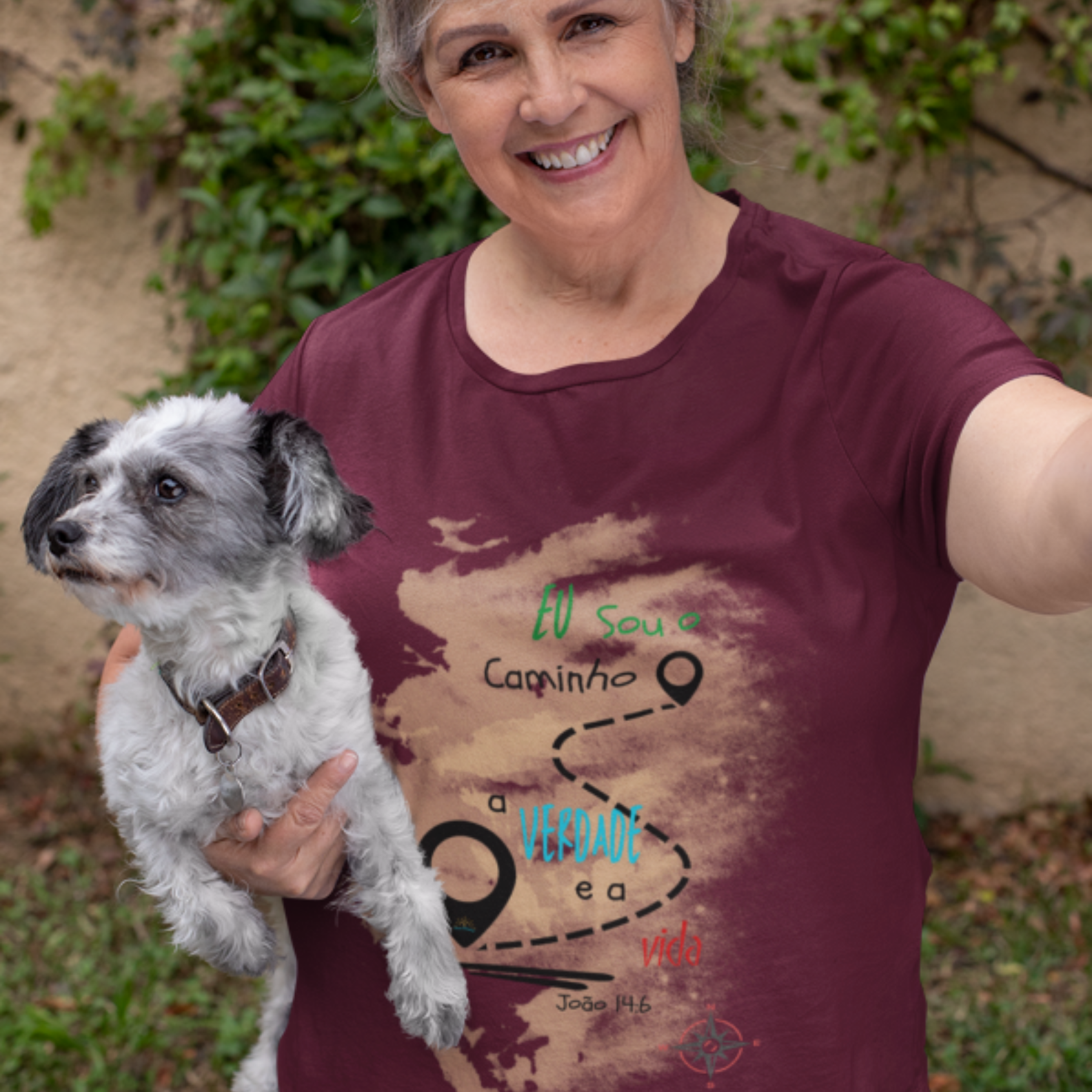 Camiseta Cristã - Eu sou o Caminho