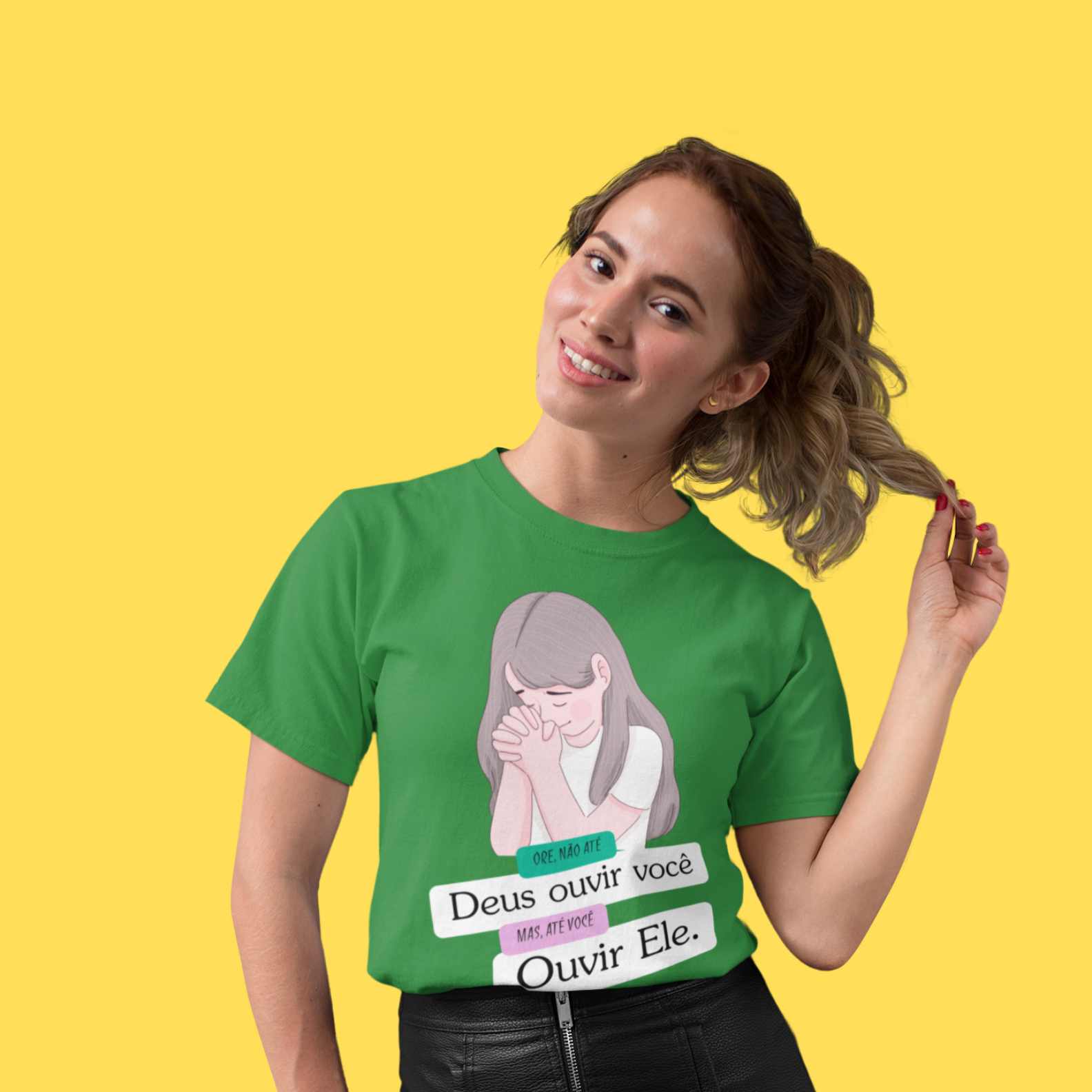 Camiseta Cristã - Ore