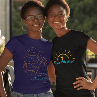 Camiseta Cristã Feminina - Influência da Maternidade
