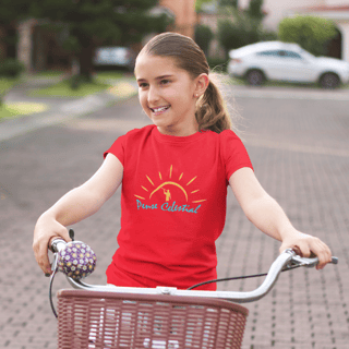 Camiseta Cristã Infantil - Pense Celestial