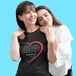 Camiseta Cristã Feminina - Mãe Amor Incalculável