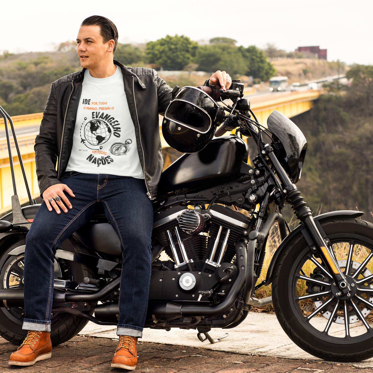 Nome do produto: Camisa Cristã - Pregai o Evangelho