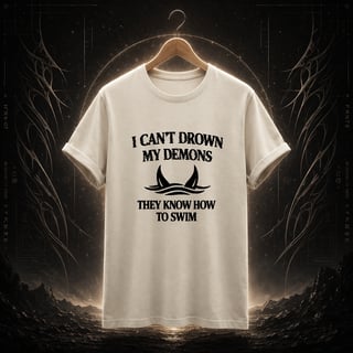 [PREMIUM] CAMISETA I CAN’T DROWN MY DEMONS “OFF-WHITE”