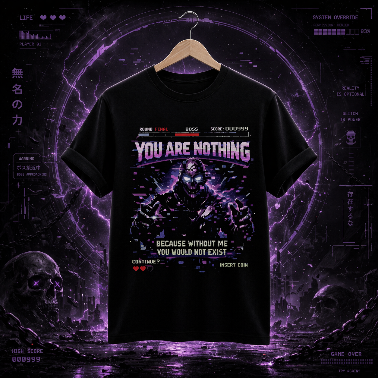 [PREMIUM] CAMISETA YOU ARE NOTHING