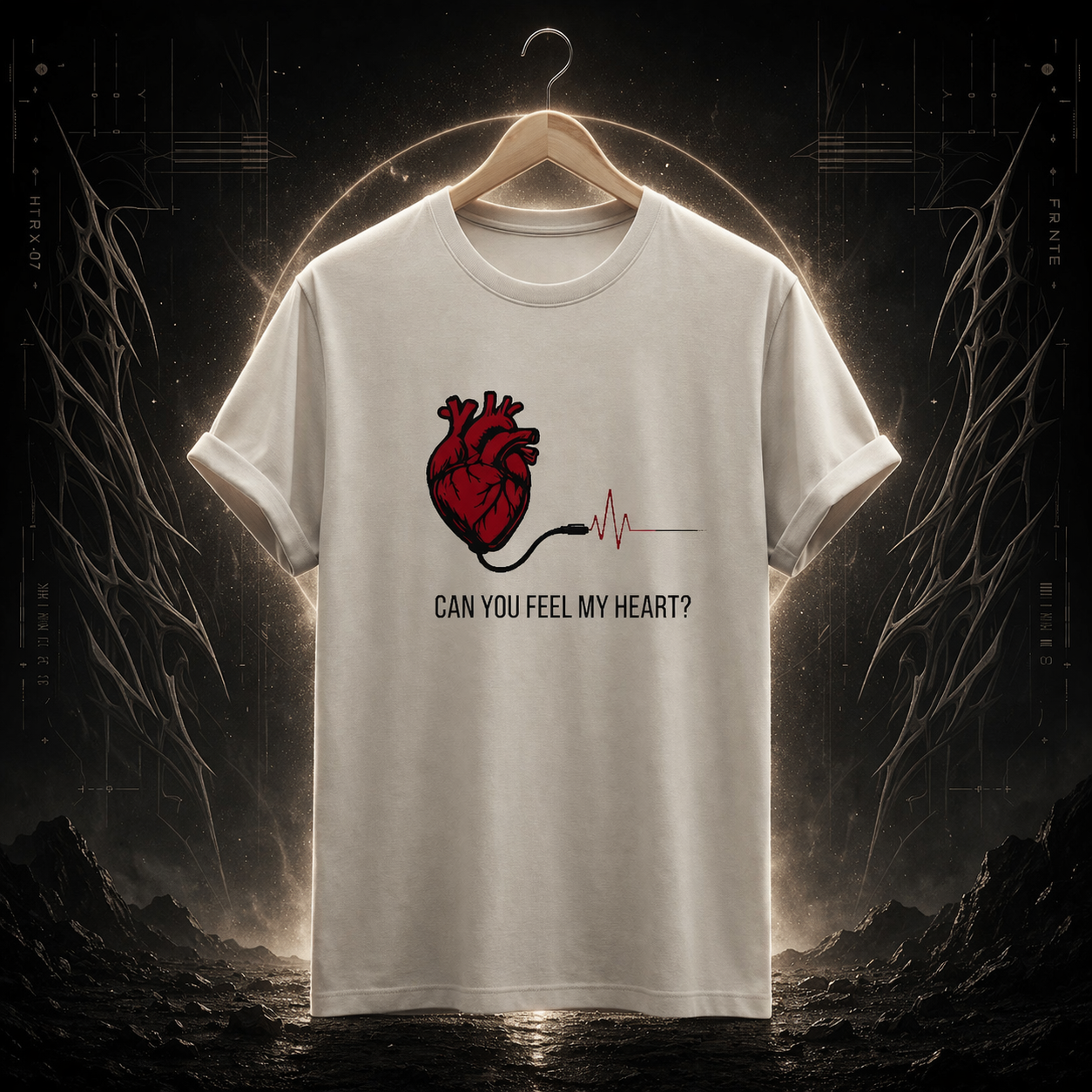[PREMIUM] CAMISETA CAN YOU FEEL MY HEART? “OFF-WHITE”