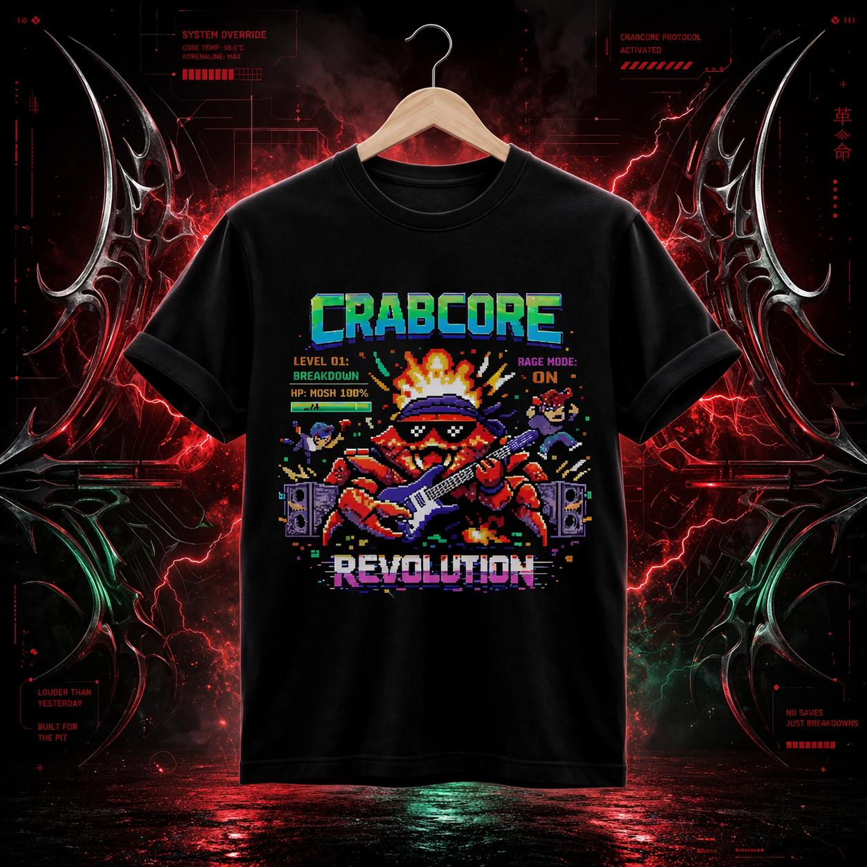 [PREMIUM] CAMISETA CRABCORE REVOLUTION