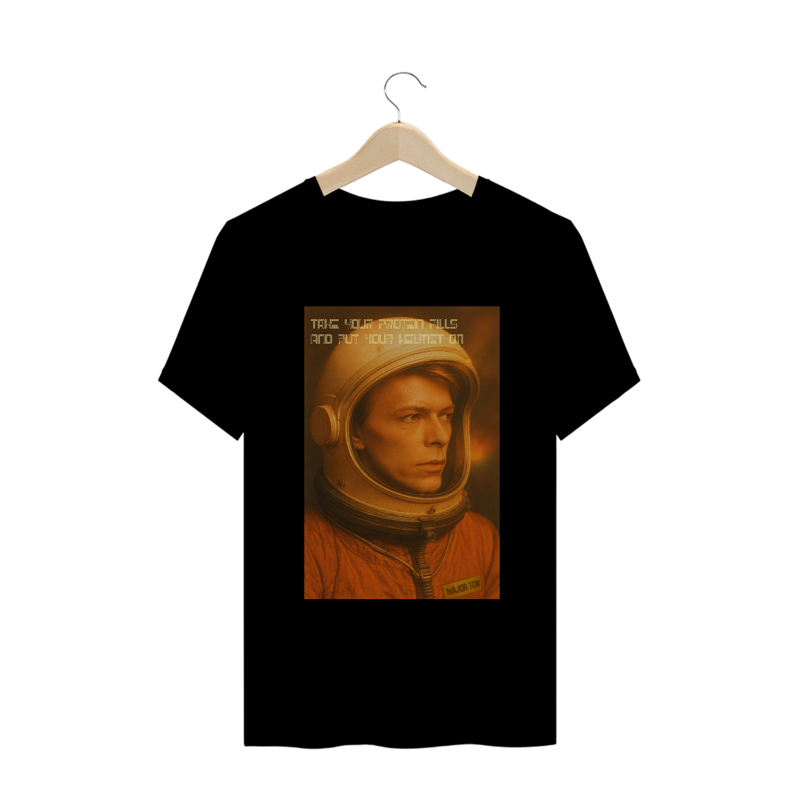 Nome do produto: Camiseta David Bowie Major Tom