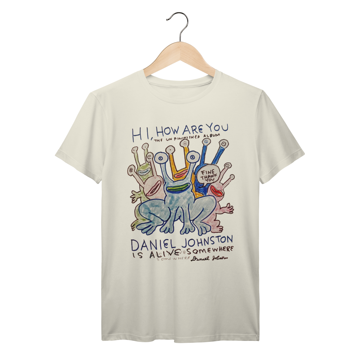 Camiseta Daniel Johnston is Alive Somewhere