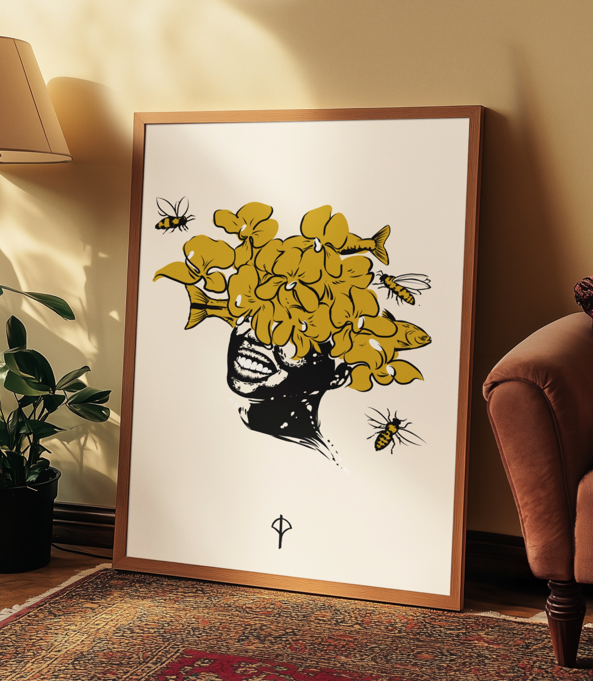 Nome do produto: Poster Oxum fundo branco 