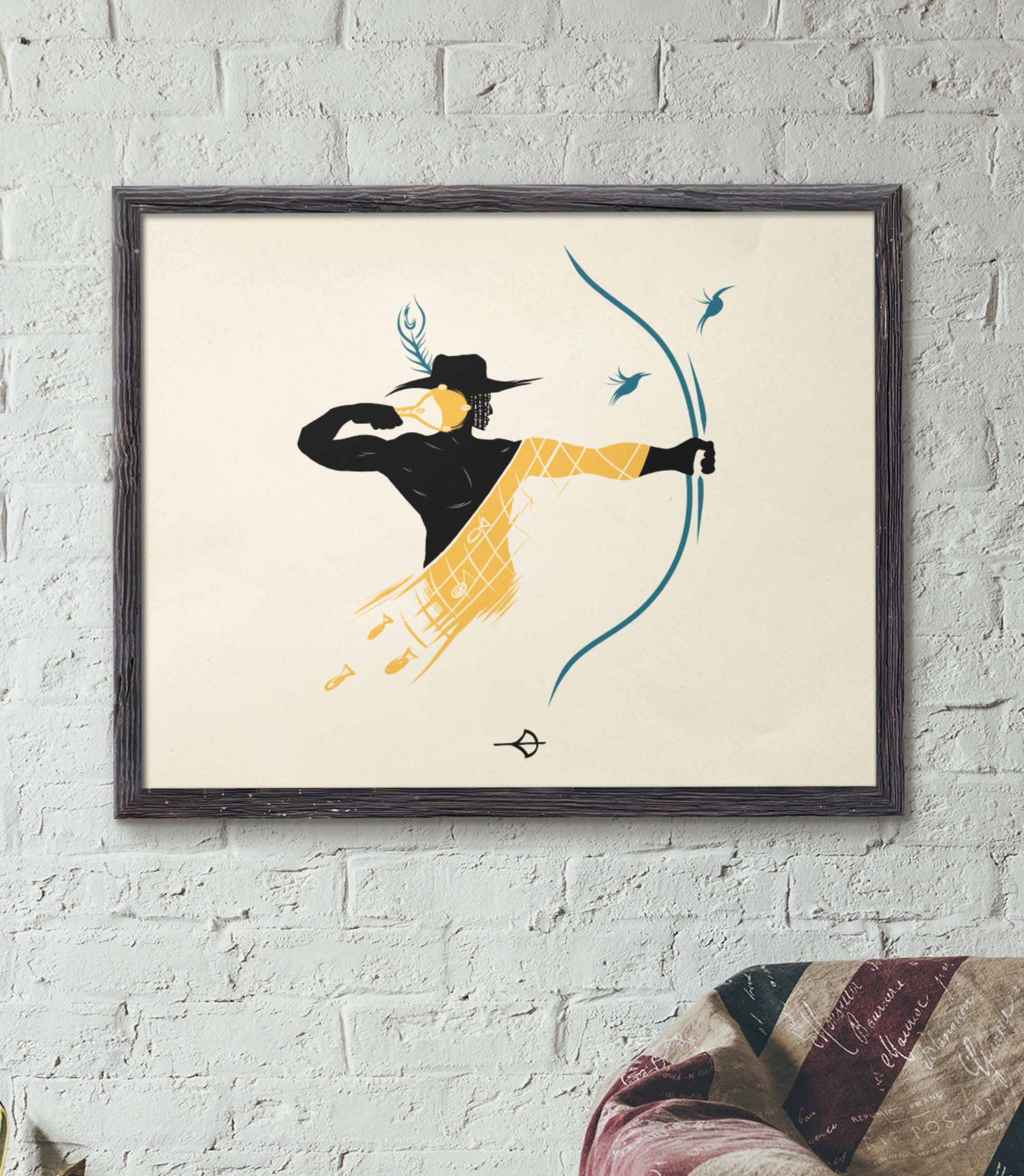 Nome do produto: Poster Logun Edé Horizontal