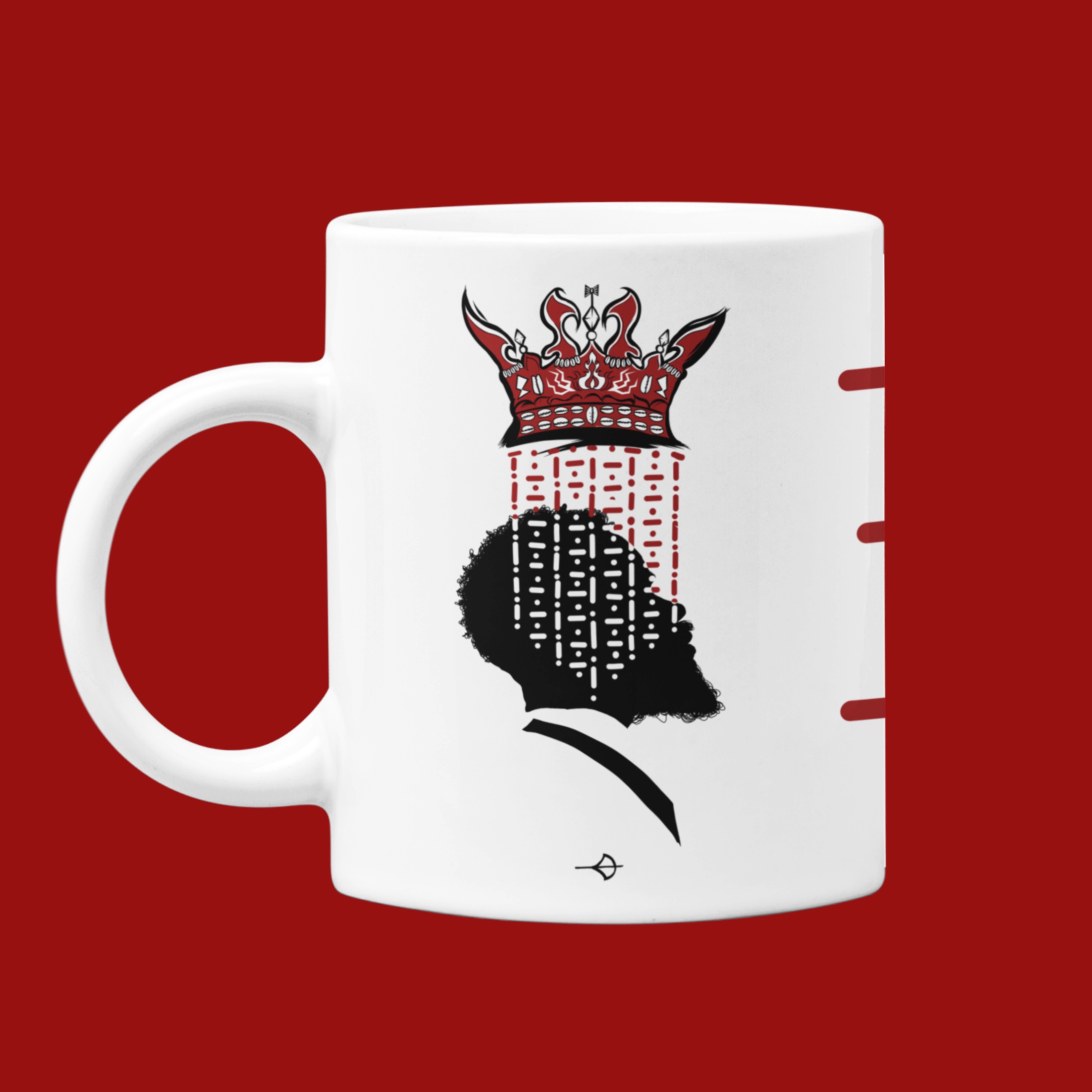 Nome do produto: Caneca Xangô Rei (Marfim)