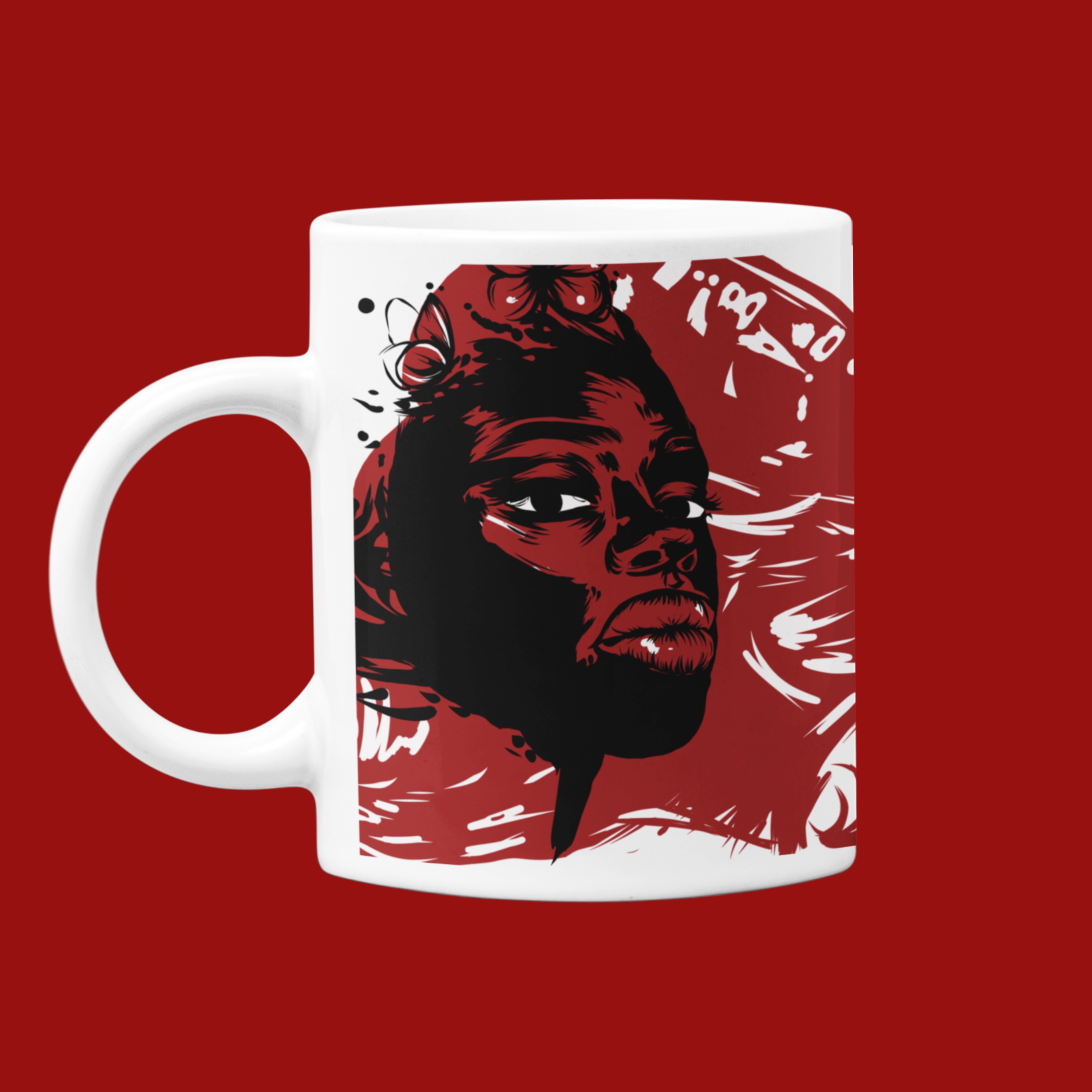 Nome do produto: Caneca Iansã Búfalo Escarlate