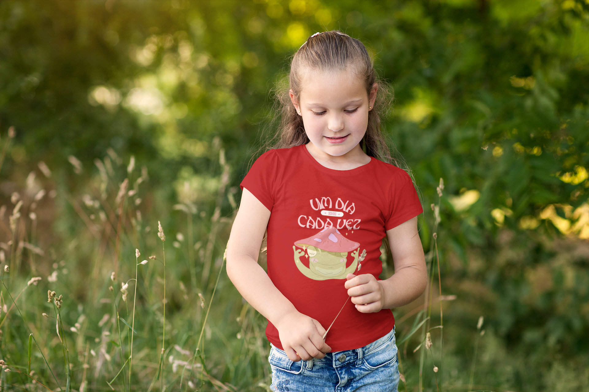 Nome do produto: Camiseta Um Dia de Cada Vez (2 a 14 anos)