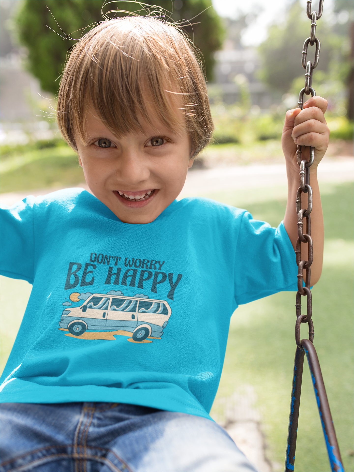 Nome do produto: Camiseta Don’t Worry Be Happy (2 a 14 anos)