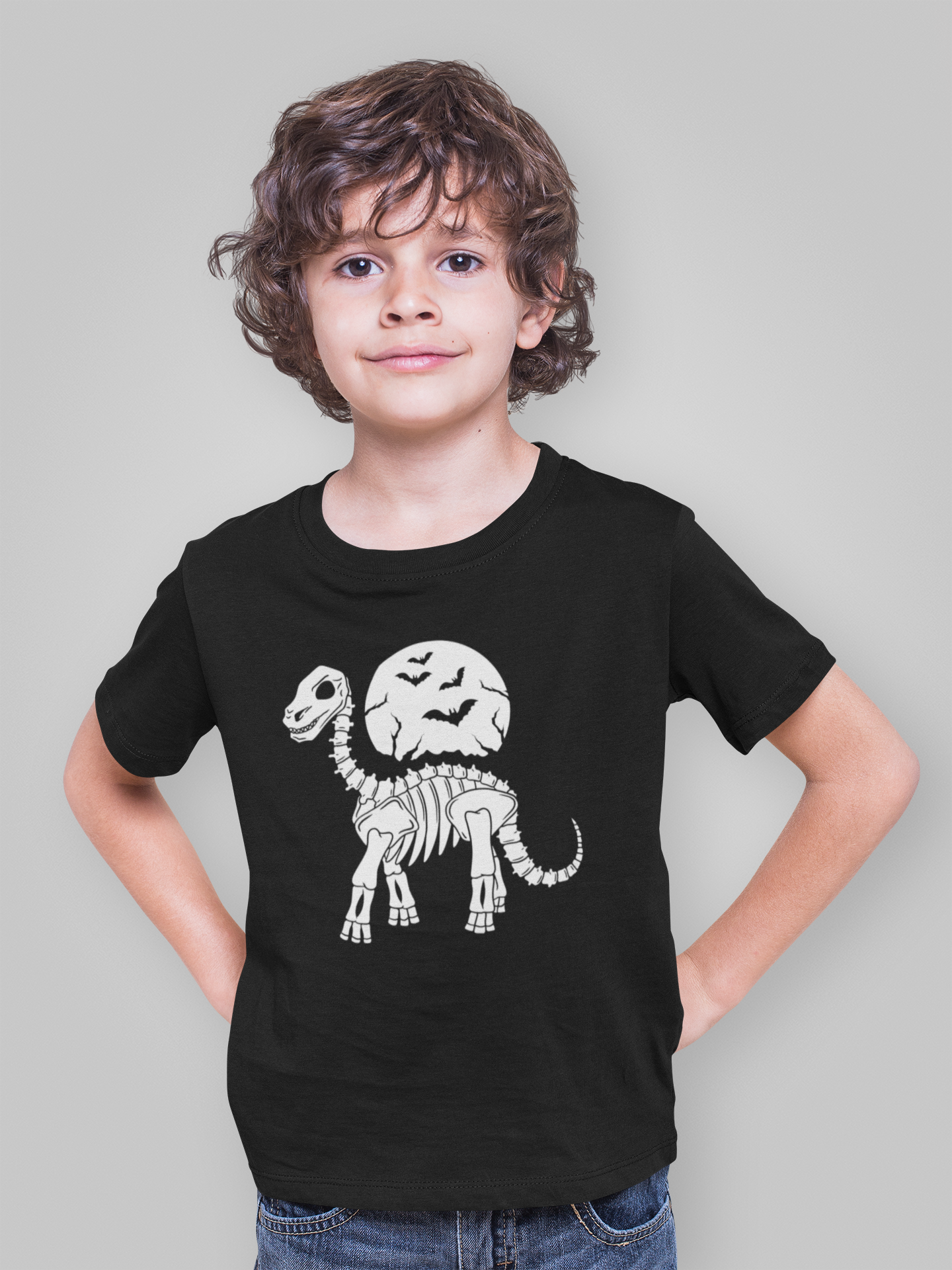 Nome do produto: Camiseta Ghost Dinosaur (2 a 14 anos)