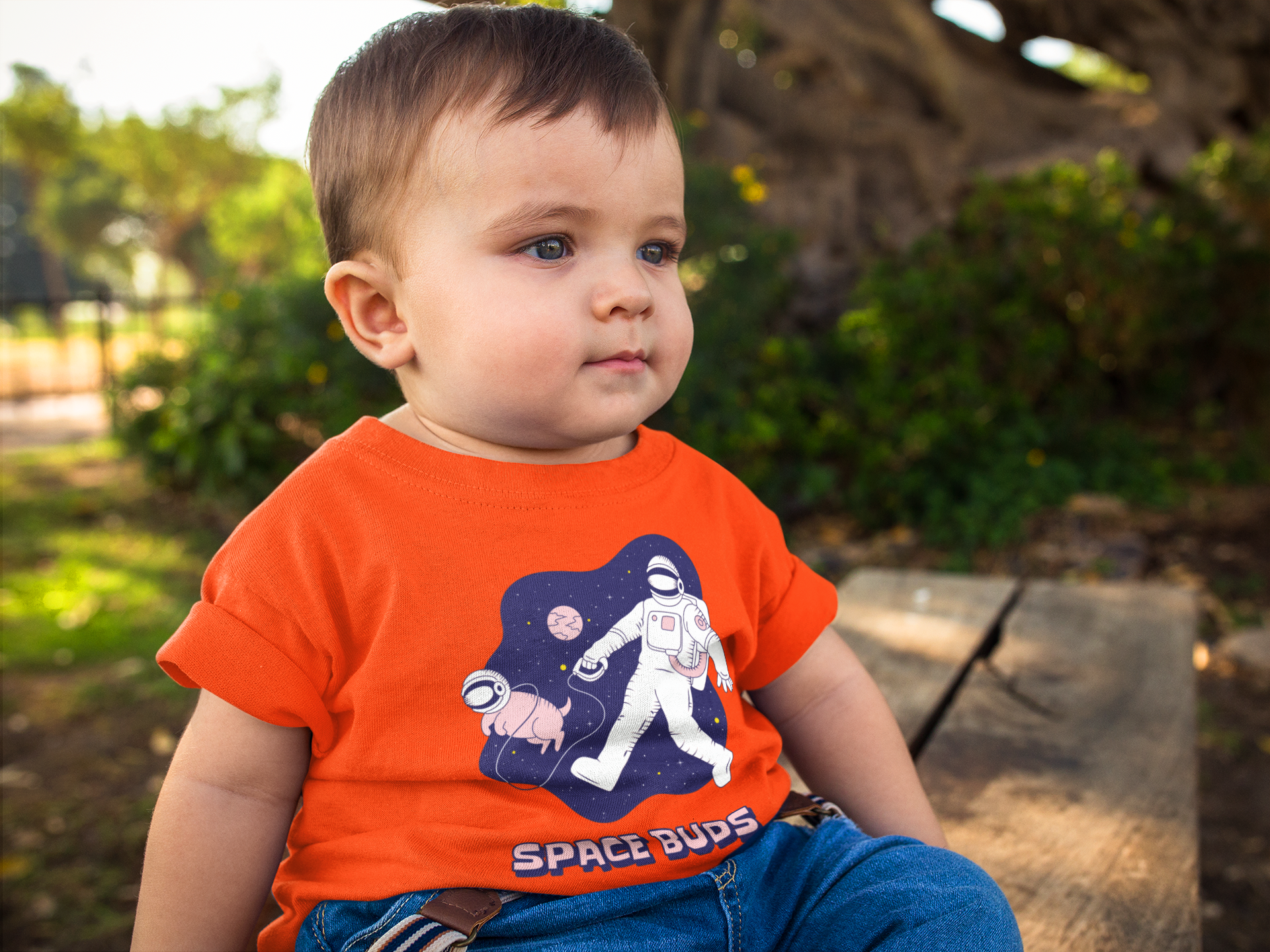 Nome do produto: Camiseta Space Buds (2 a 14 anos)