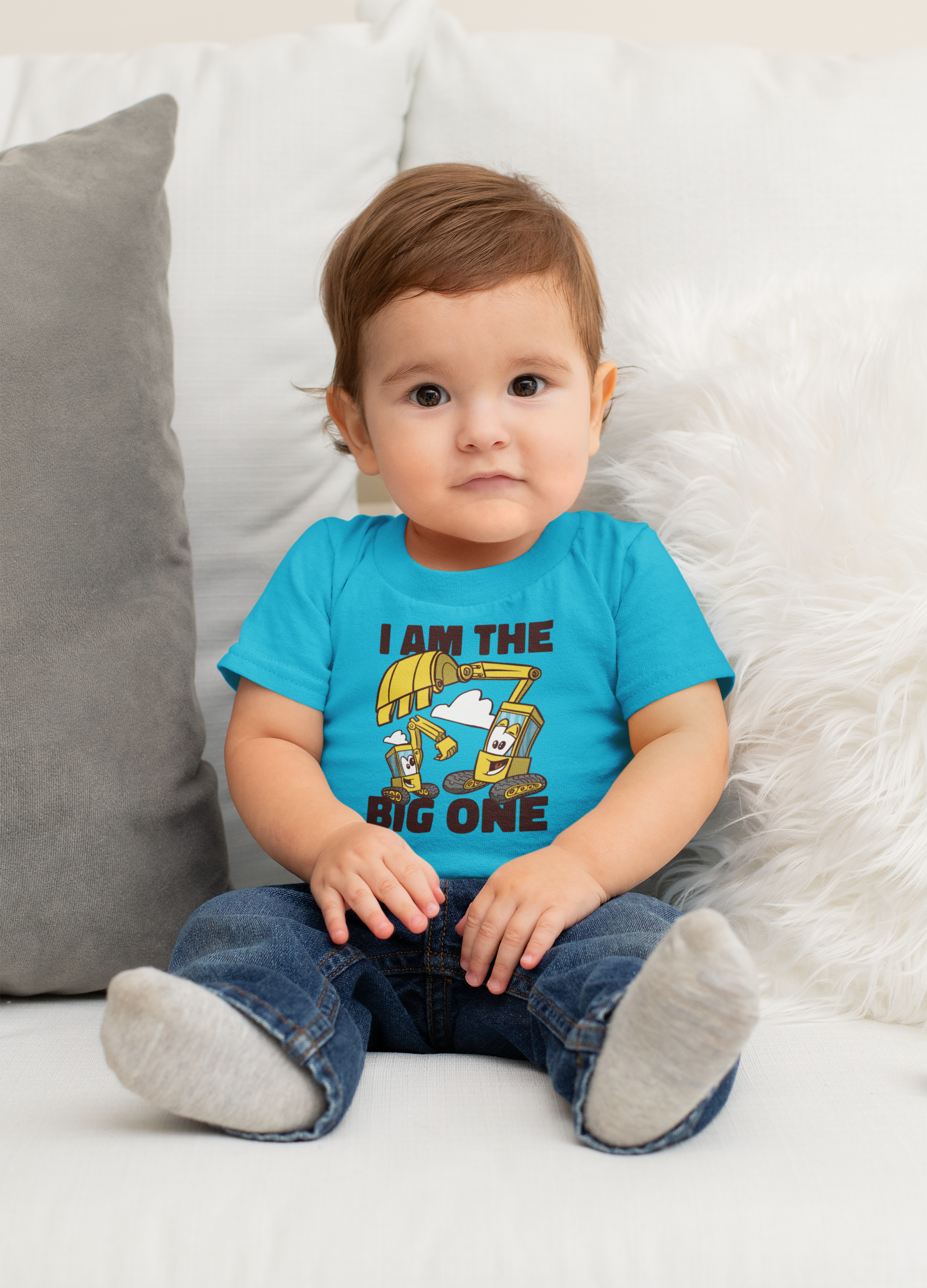 Nome do produto: Camiseta I am The Big One (2 a 14 anos)