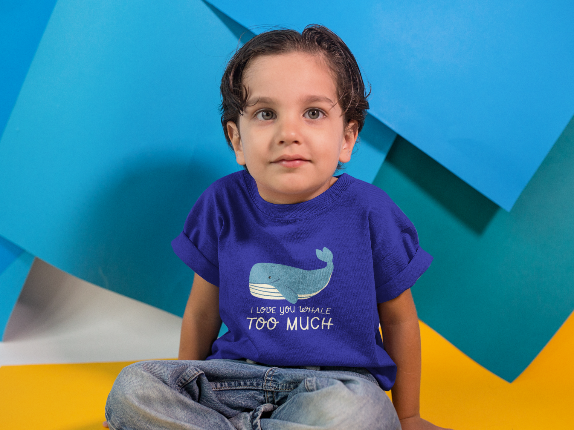 Nome do produto: Camiseta I Love You Wale Too Much (2 a 14 anos)