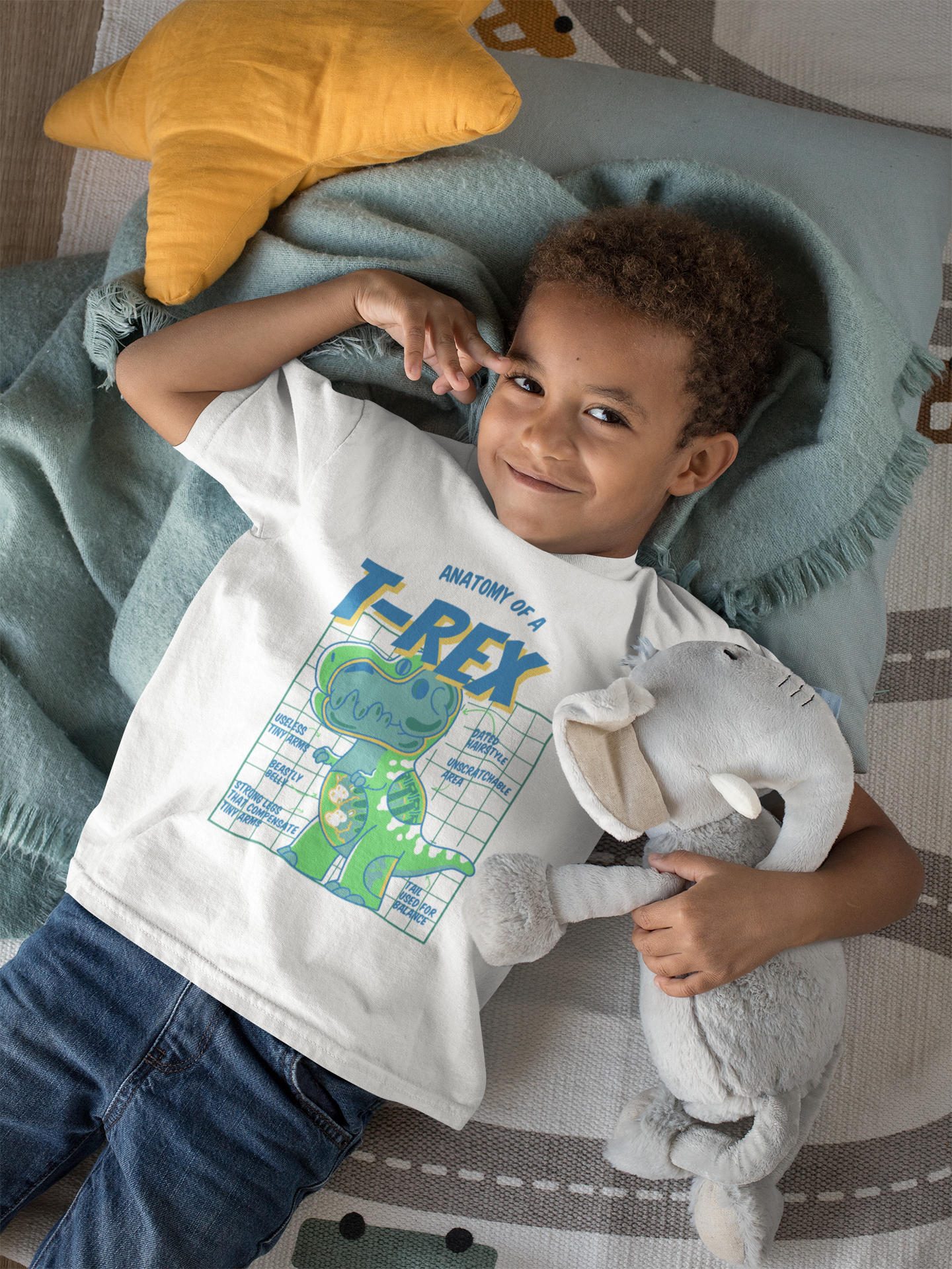 Nome do produto: Camiseta T-REX Anatomi (2 a 14 anos)