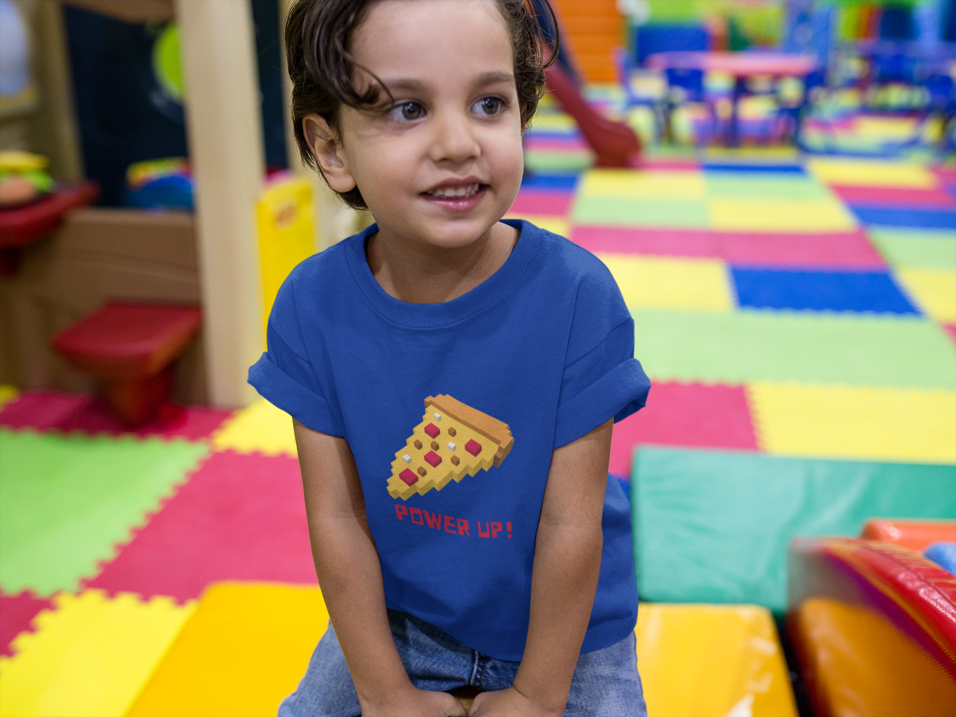 Nome do produto: Camiseta Pizza Power UP (2 a 14 anos)