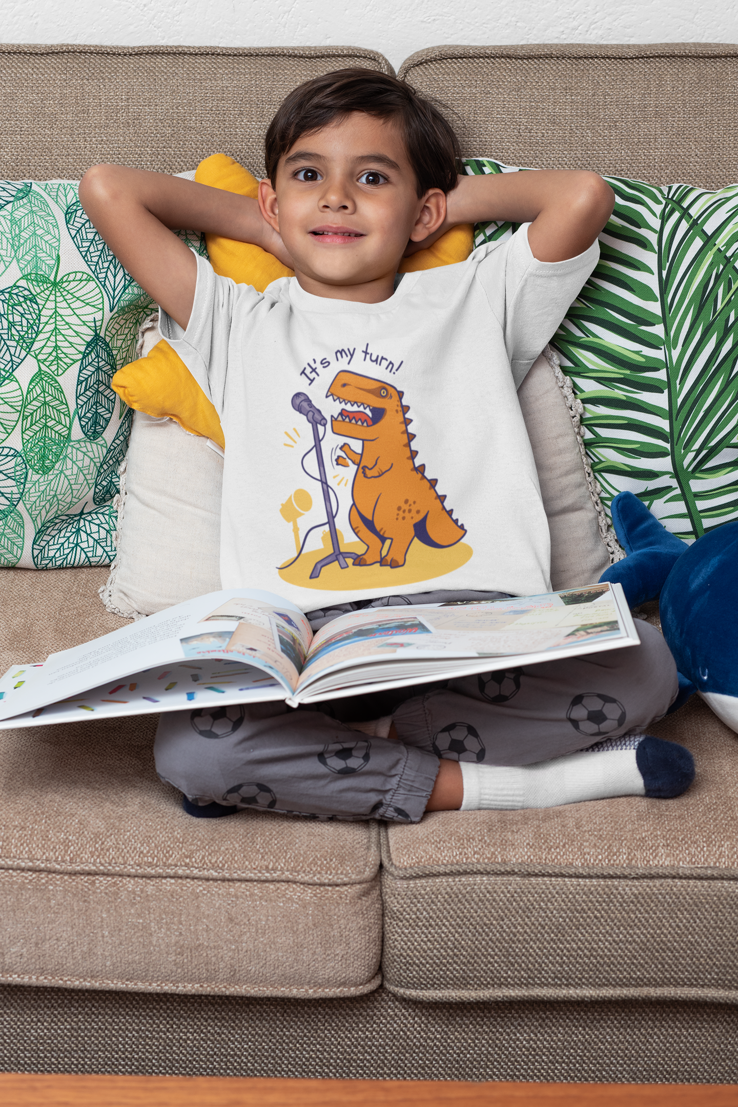 Nome do produto: Camiseta It\'s My Turn (2 a 14 anos)