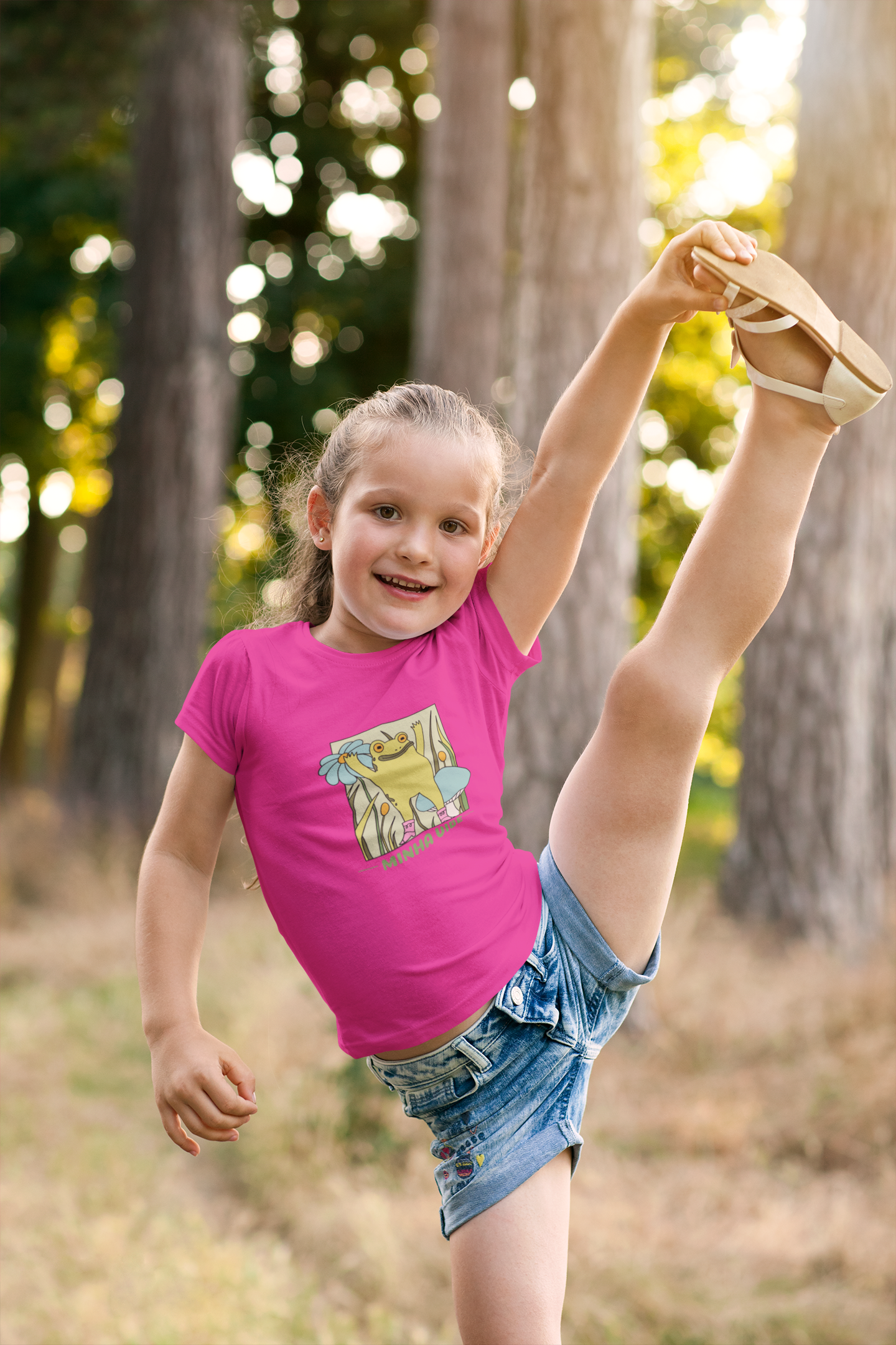 Nome do produto: Camiseta Minha Vibe (2 a 14 anos)