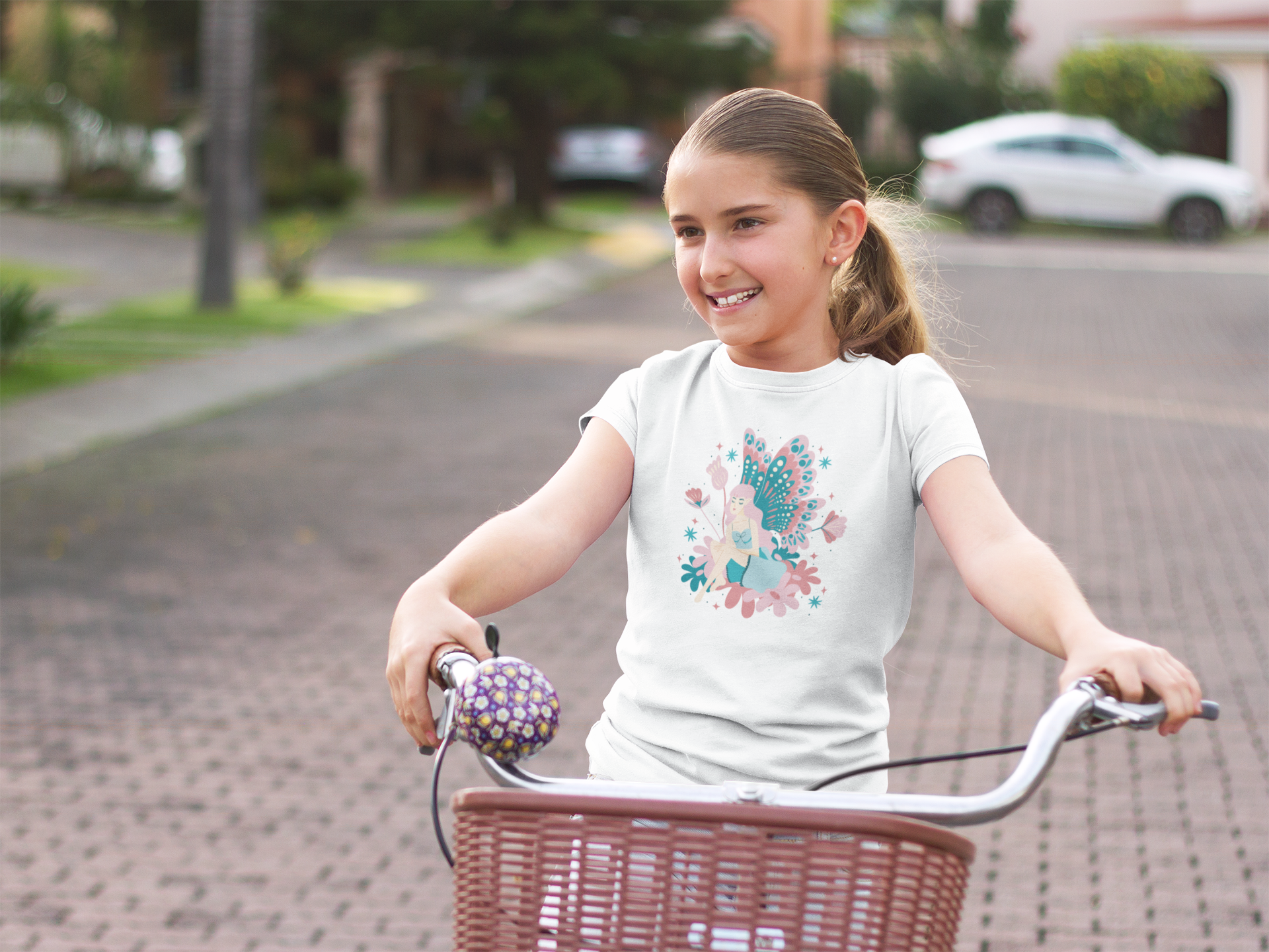 Nome do produto: Camiseta Fada Mágica (2 a 14 anos)