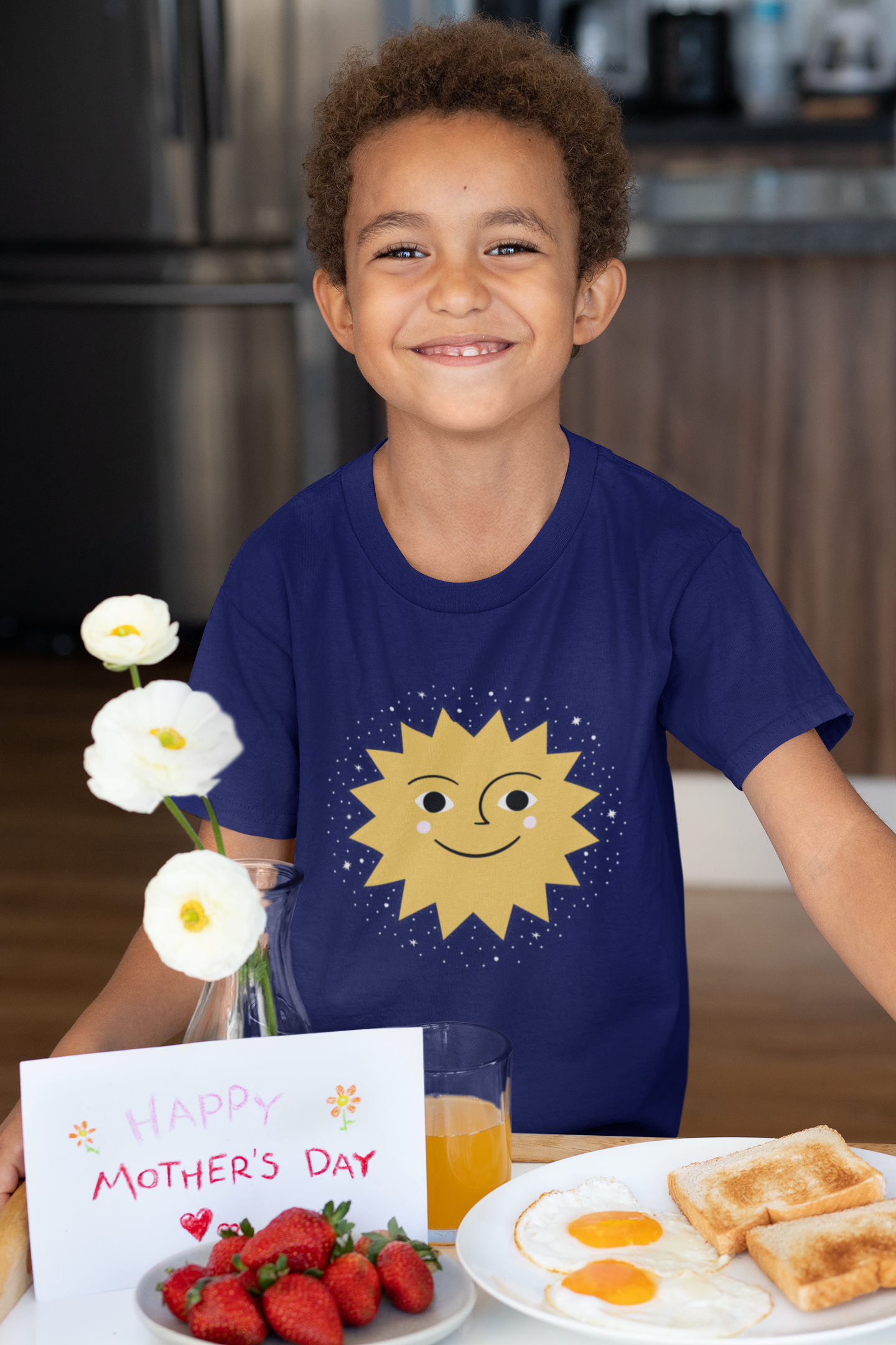 Nome do produto: Camiseta Sol Feliz (2 a 14 anos)