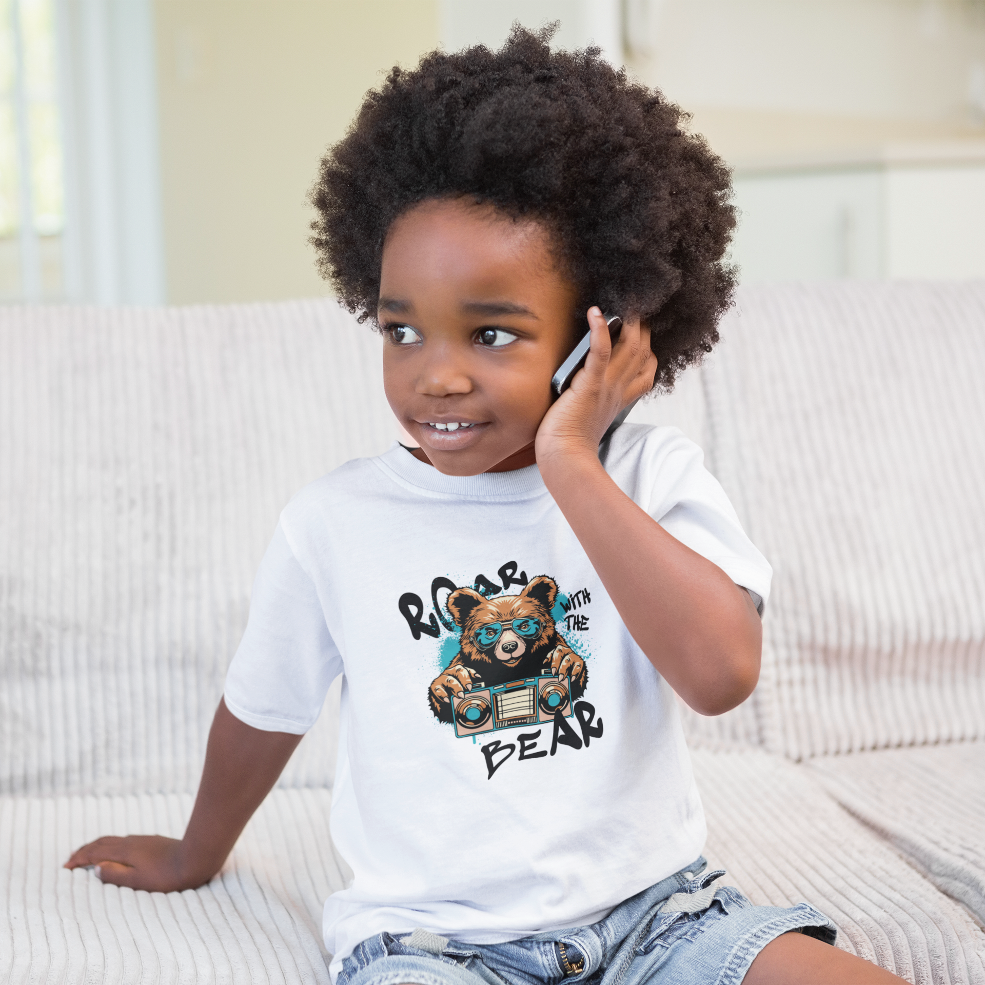 Nome do produto: Camiseta Roar with the Bear (2 a 14 anos)