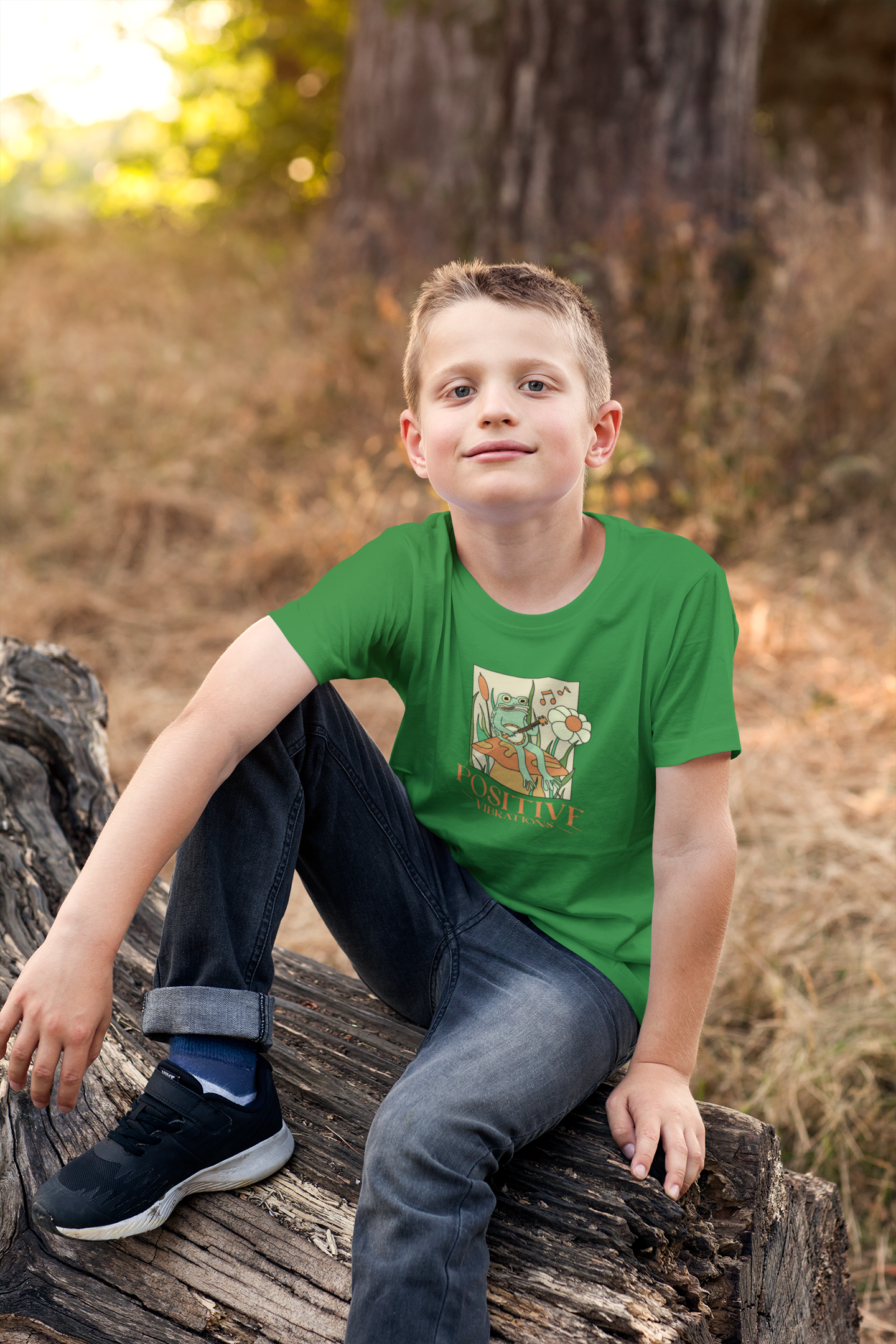 Nome do produto: Camiseta Positive Vibration (2 a 14 anos)