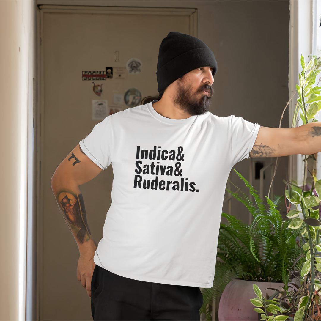 Camiseta Tipos de Erva Branca