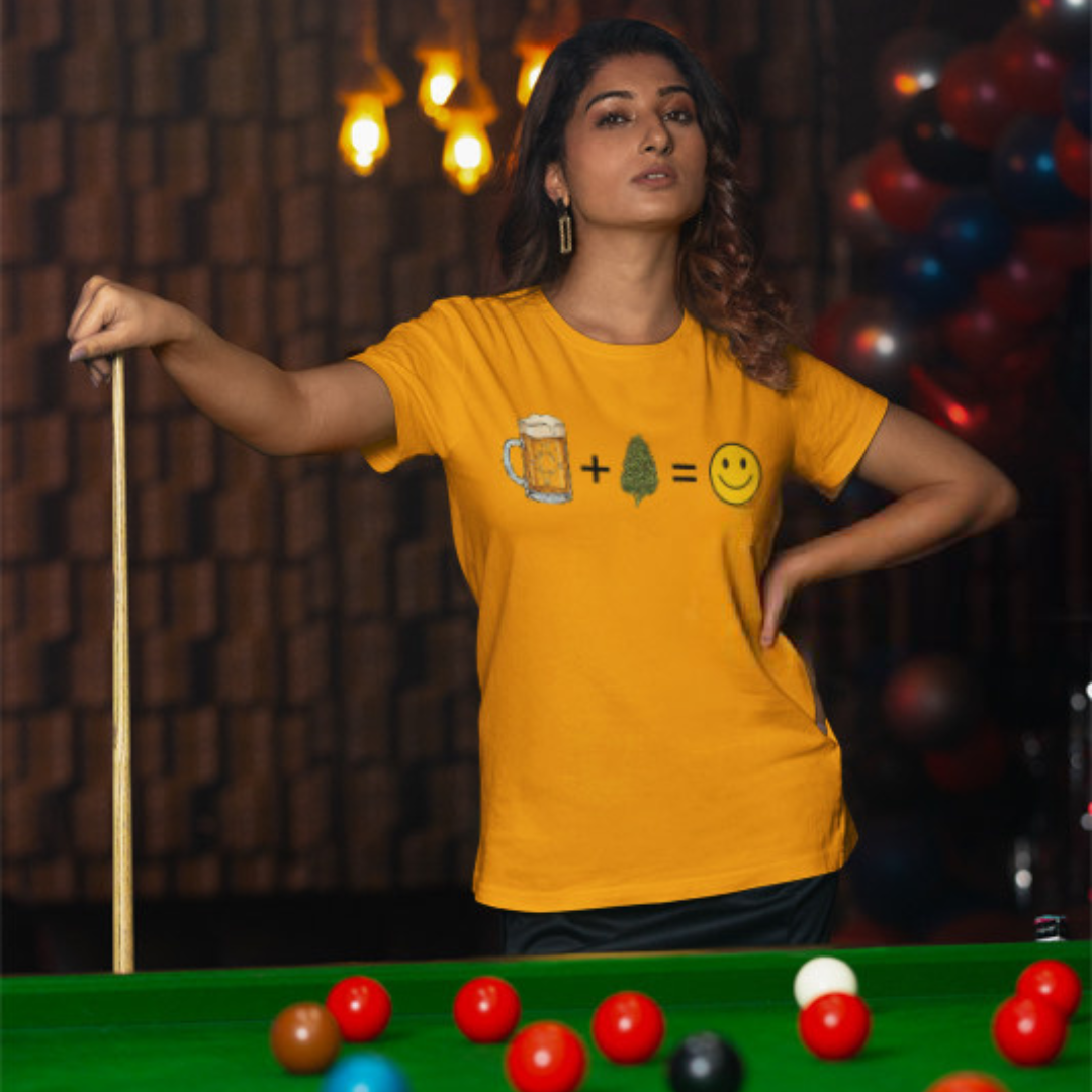 Baby Look Cerveja e Ganja