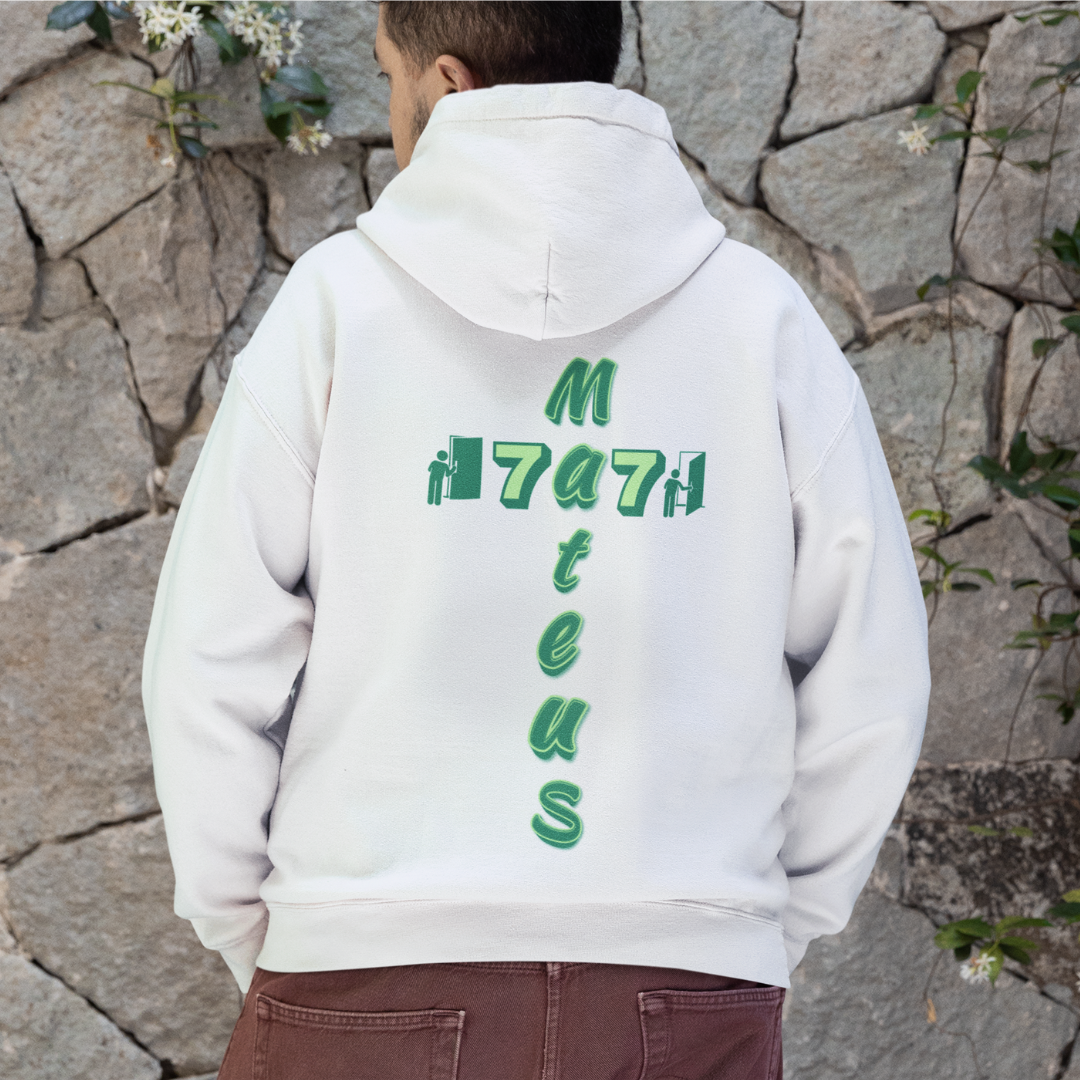 Nome do produto: MOLETOM PRIME COM ZIPPER MATEUS 7.7 ESTAMPA VERDE ( varias cores )