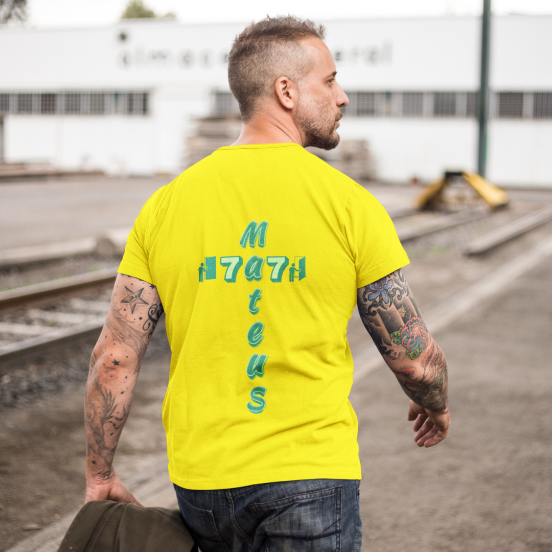Nome do produto: CAMISA QUALITY MATEUS 7.7 CRUZ VERDE ( COSTAS - varias cores )