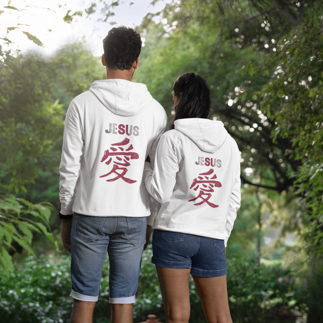 Nome do produto: MOLETOM COM ZIPPER JESUS EM JAPONES ( varias cores )