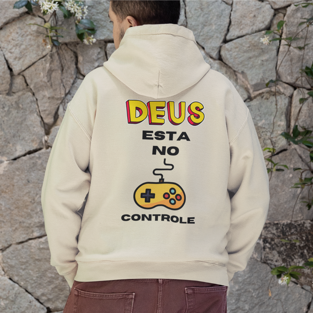 Nome do produto: MOLETOM PRIME COM ZIPPER DEUS ESTA NO CONTROLE 02 ( varias cores )