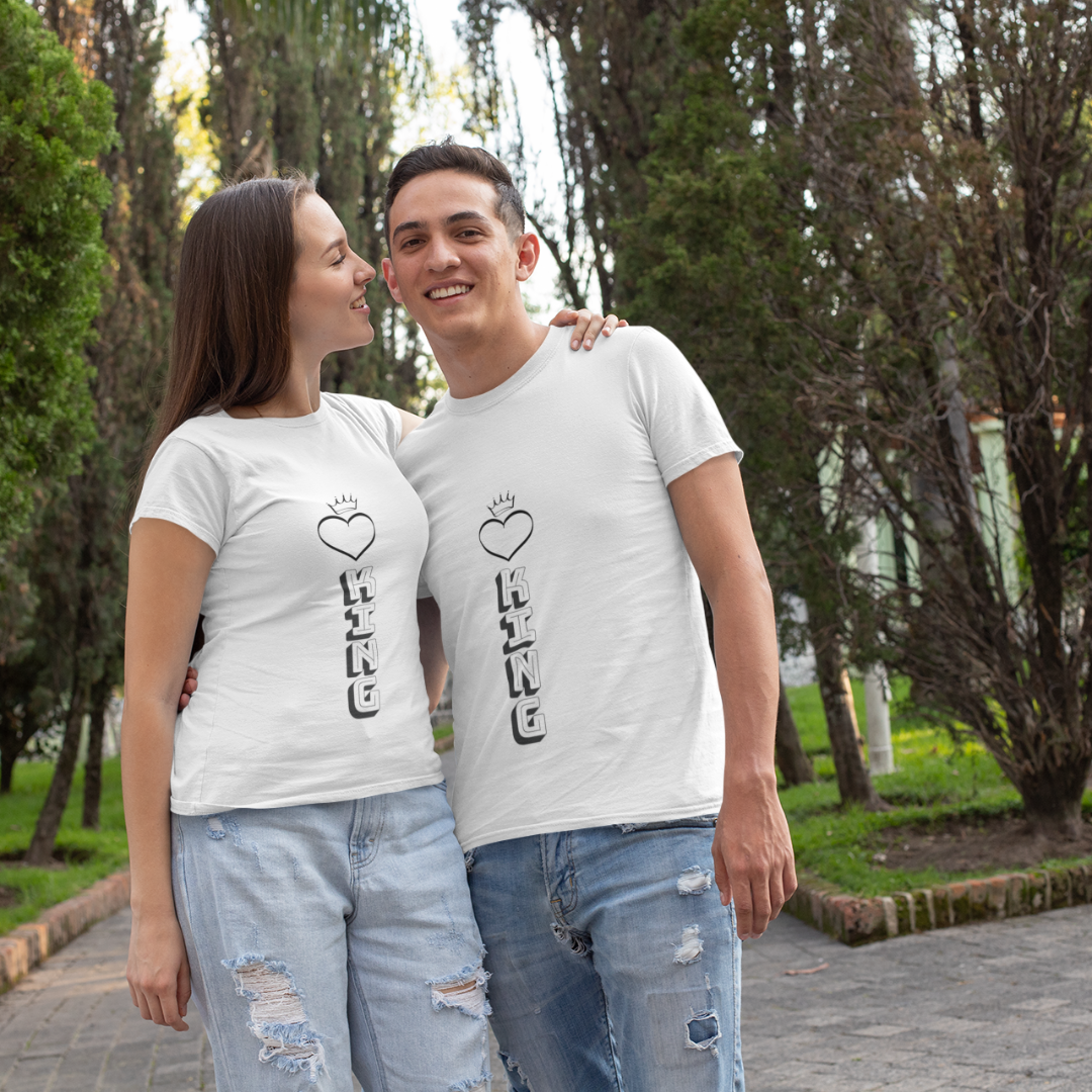 Nome do produto: CAMISA QUALITY KING COM CORAÇÃO ( varias cores )