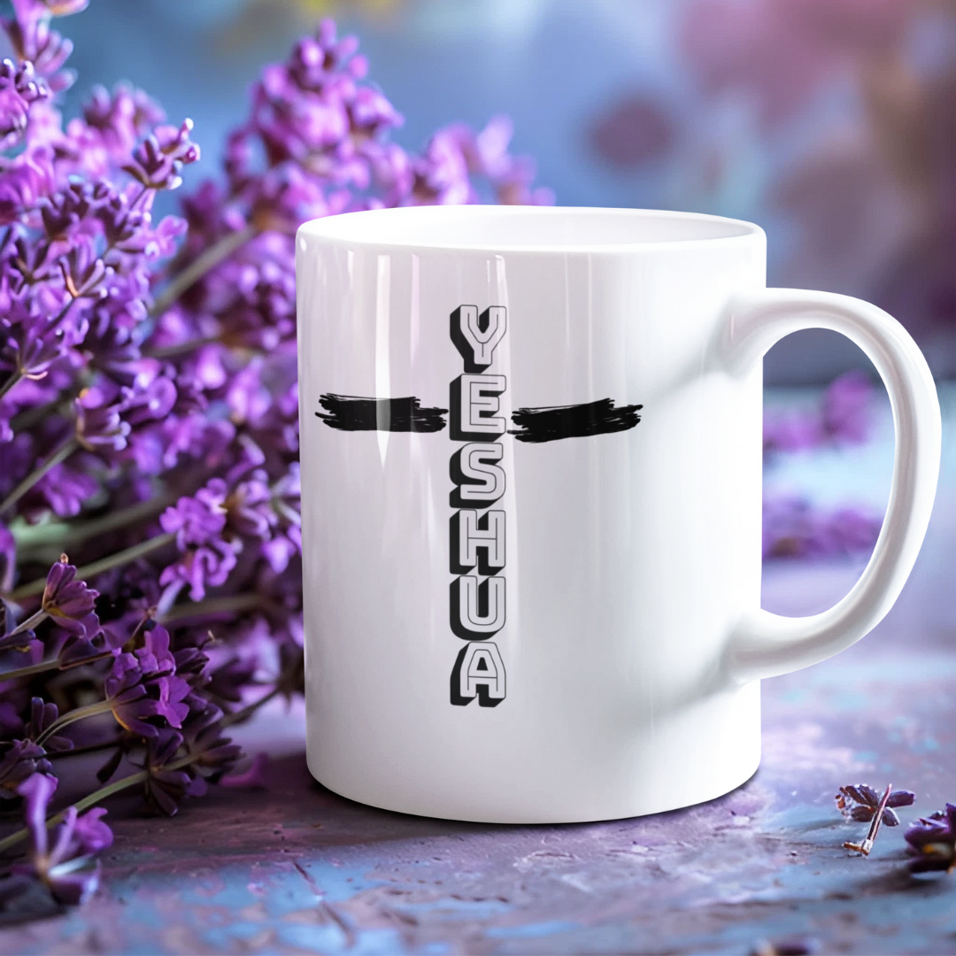 Nome do produto: CANECA COMUM CRUZ YESHUA
