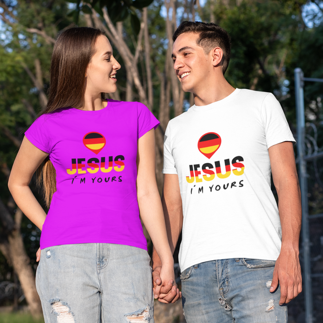 Nome do produto: CAMISA QUALITY JESUS I´M YOURS ALEMANHA ( varias cores )