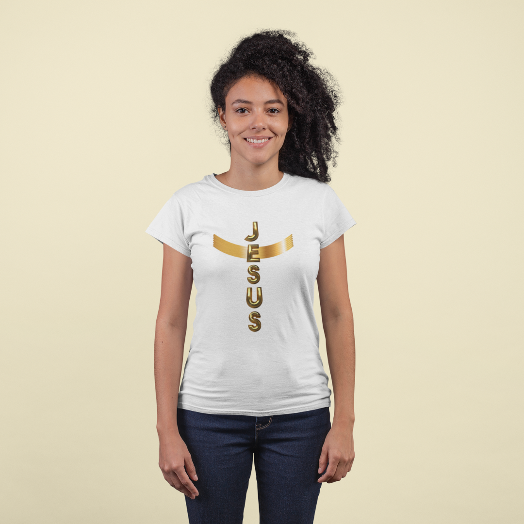 Nome do produto: BABY LONG QUALITY DOURADA JESUS EM CRUZ ( varias cores )