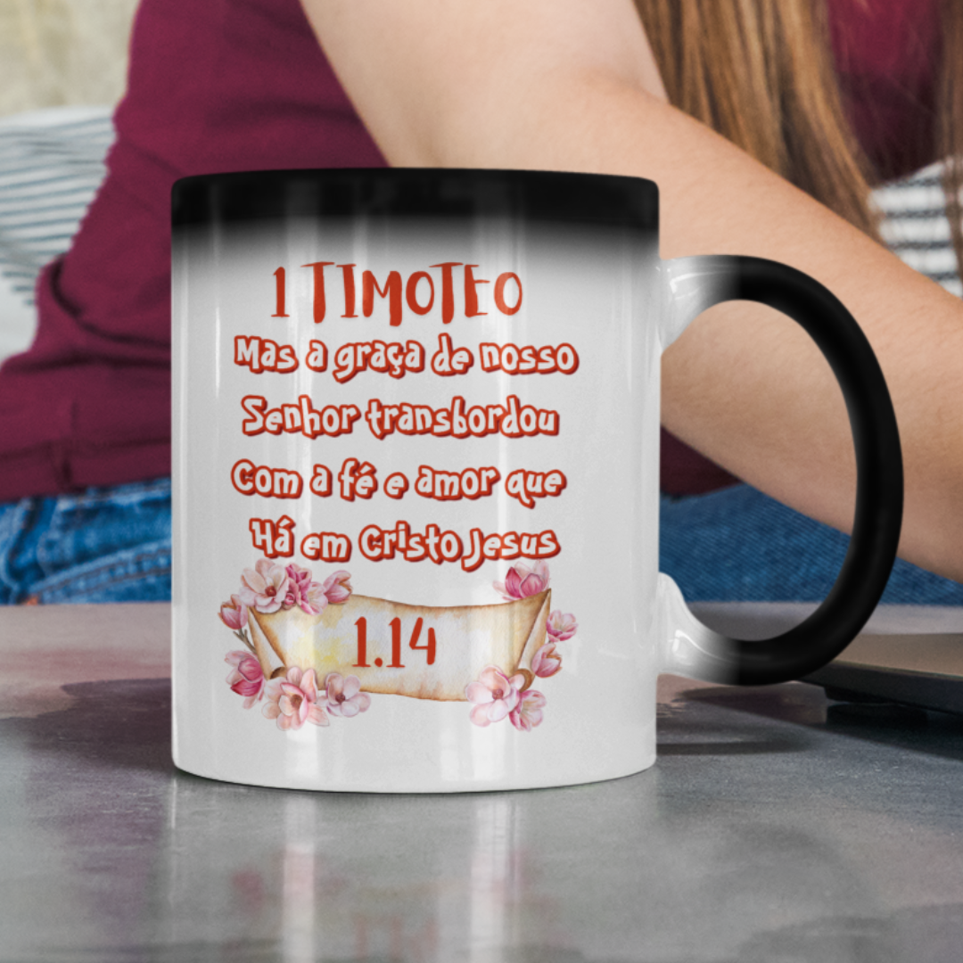 Nome do produto: CANECA MAGICA 1 TIMOTEO 1.14