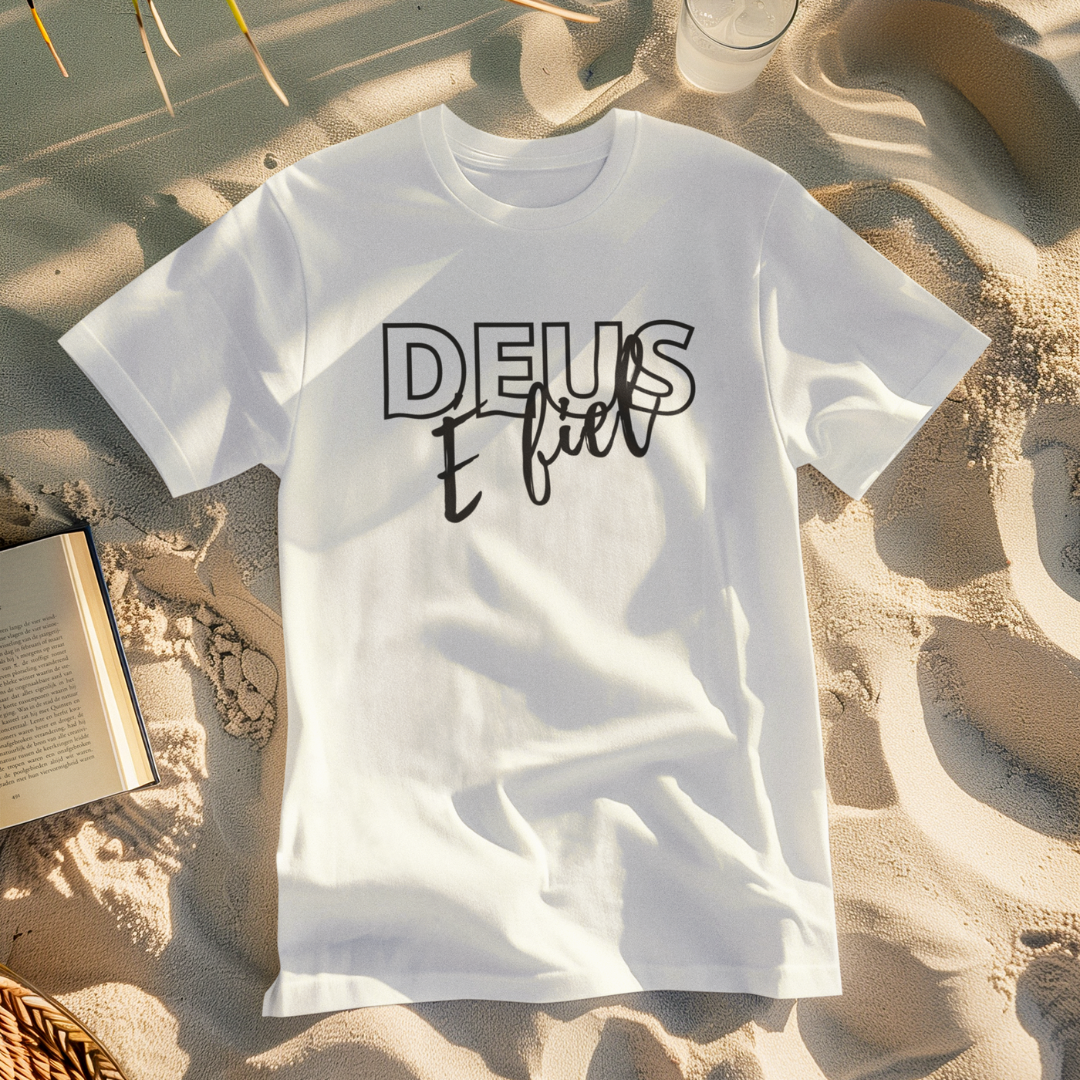 Nome do produto: CAMISA QUALITY DEUS É FIEL 01 ( varias cores )
