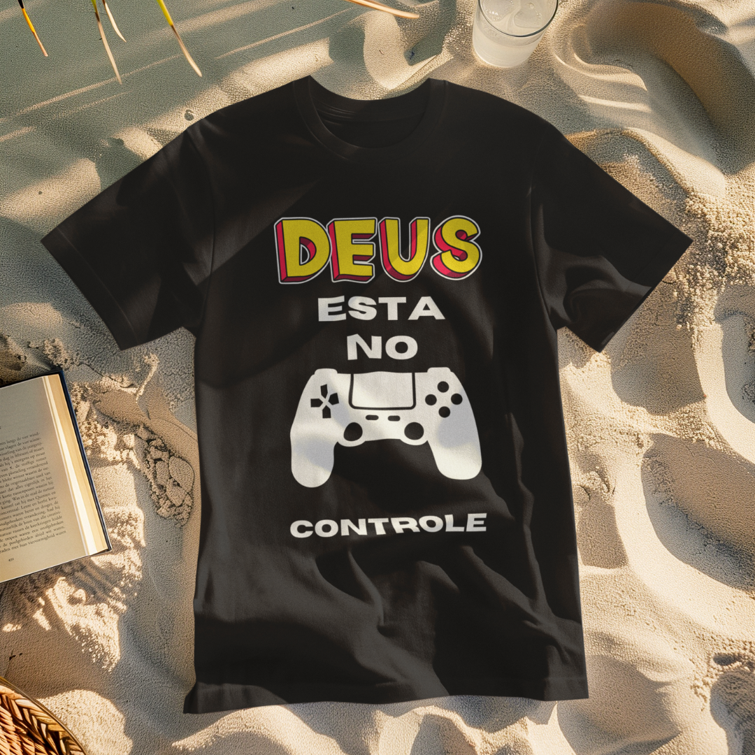 Nome do produto: CAMISA QUALITY DEUS ESTA NO CONTROLE 02 ( varias cores )