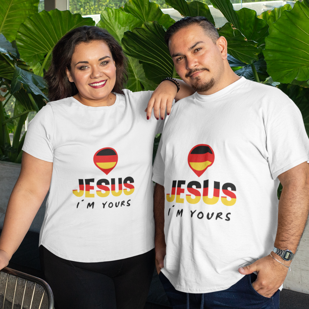 Nome do produto: CAMISA PLUS SIZE JESUS I`M YOURS ALEMANHA ( varias cores )