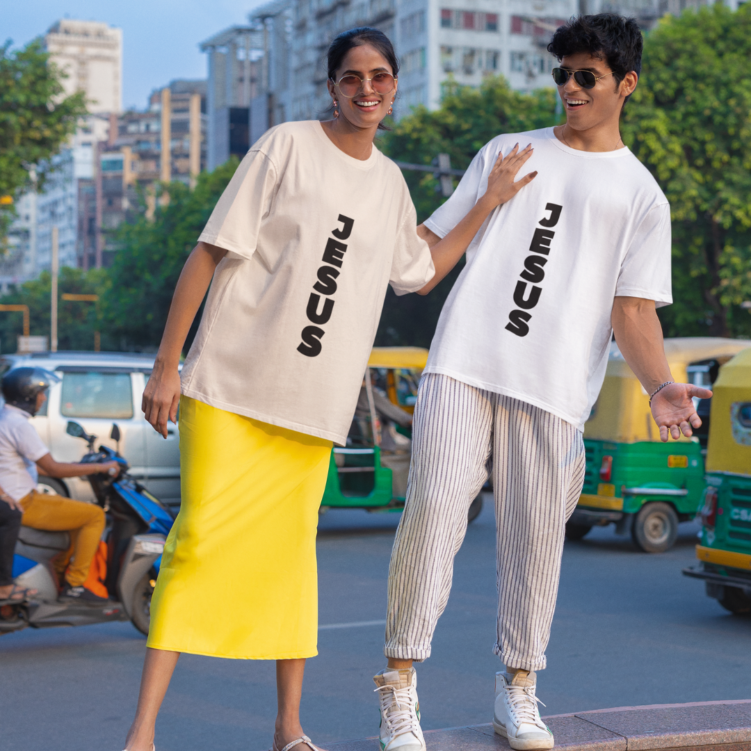 Nome do produto: OVER SIZE JESUS NA VERTICAL PRETA ( varias cores )