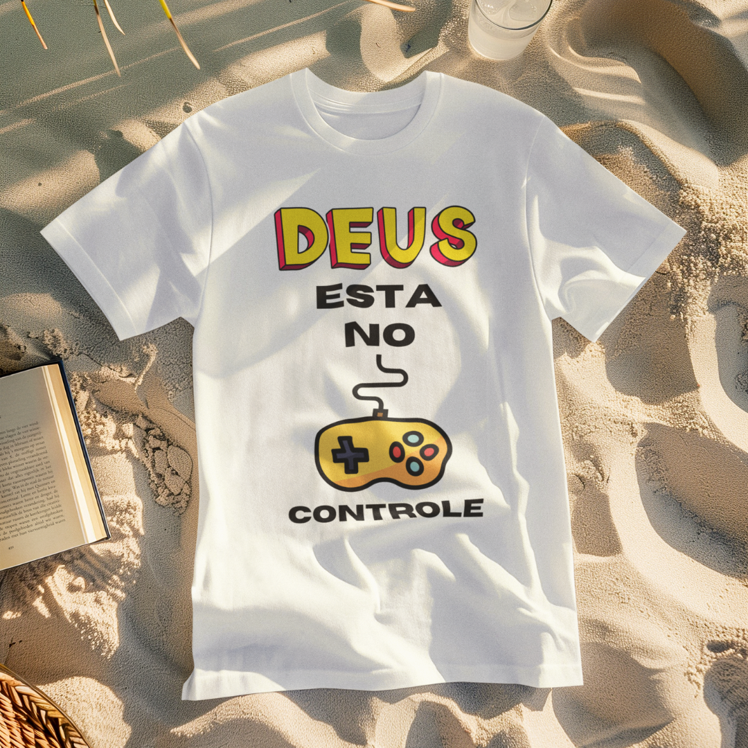 Nome do produto: CAMISA QUALITY DEUS ESTA NO CONTROLE 01 ( varias cores )