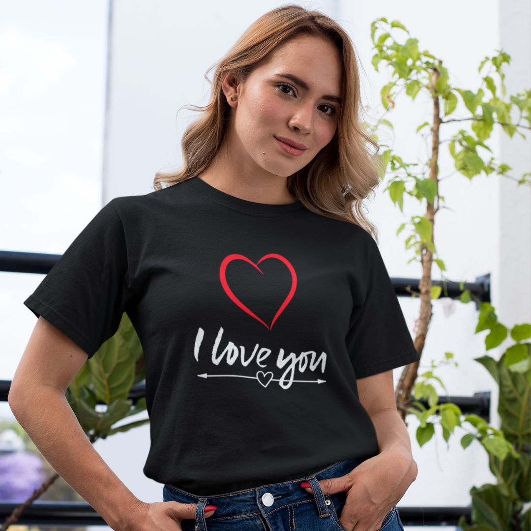 Nome do produto: CAMISA QUALITY I LOVE YOU 04 ( varias cores )