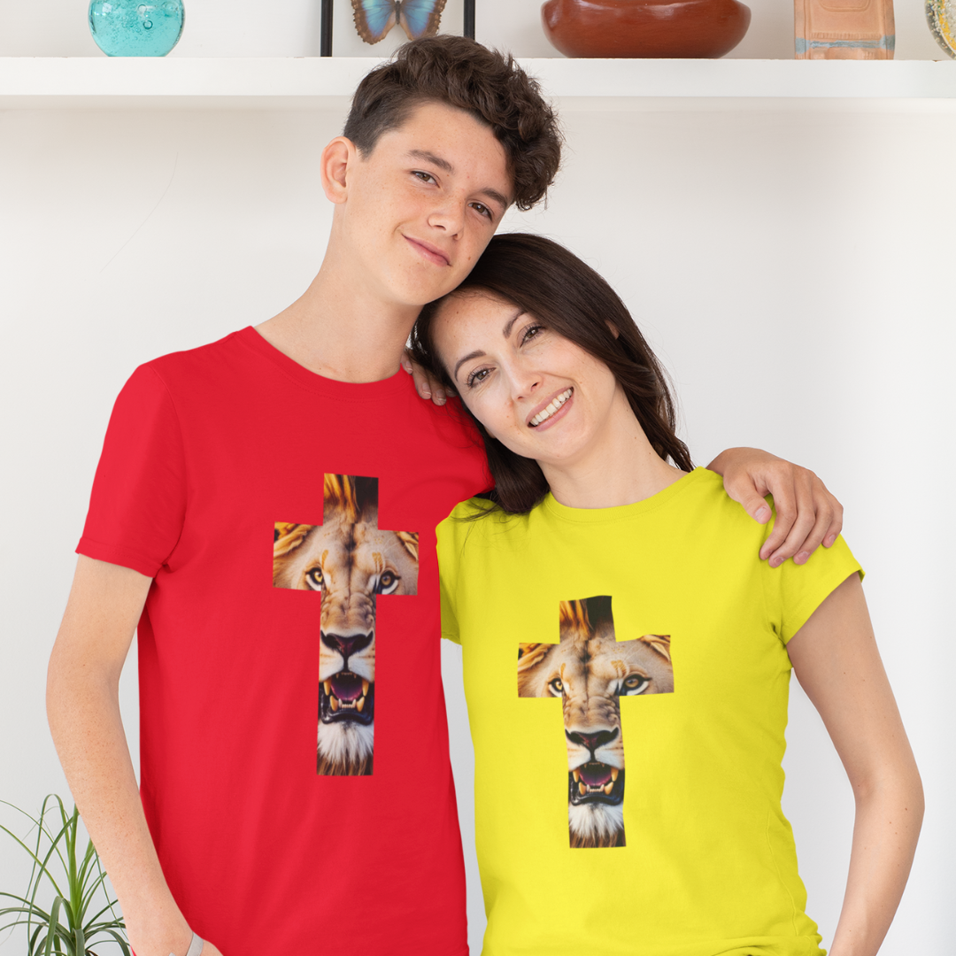 Nome do produto: CAMISA CRUZ EM FORMA DE LEÃO ( varias cores )