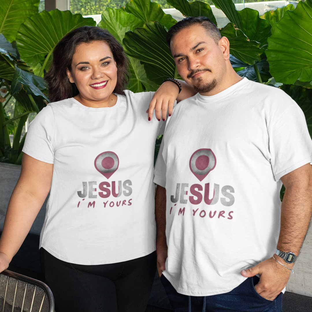 Nome do produto: CAMISA PLUS SIZE JESUS I`M YOURS JAPÃO ( varias cores )