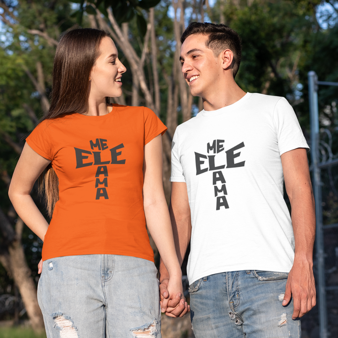 Nome do produto: Camisa Quality ele me ama cruz preta ( varias cores )